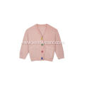 Women's Knitted Button Down Pocket Warm Melange Cardigan